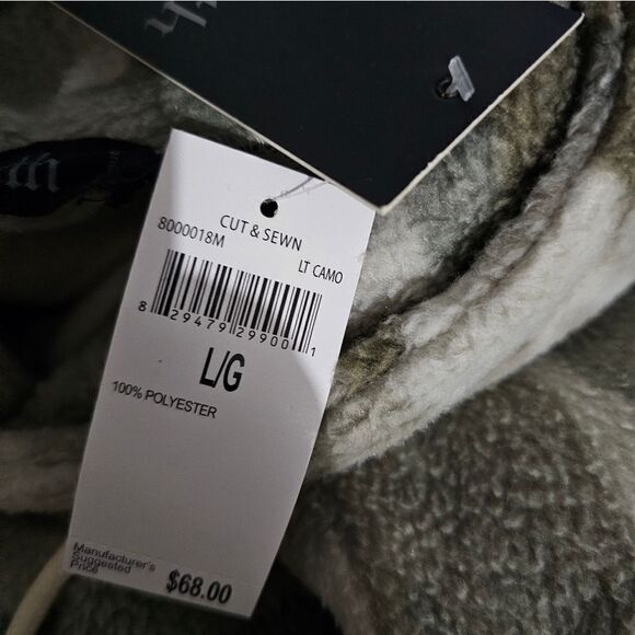 Truth hoodie men's large gray camo NWT - Picture 5 of 6